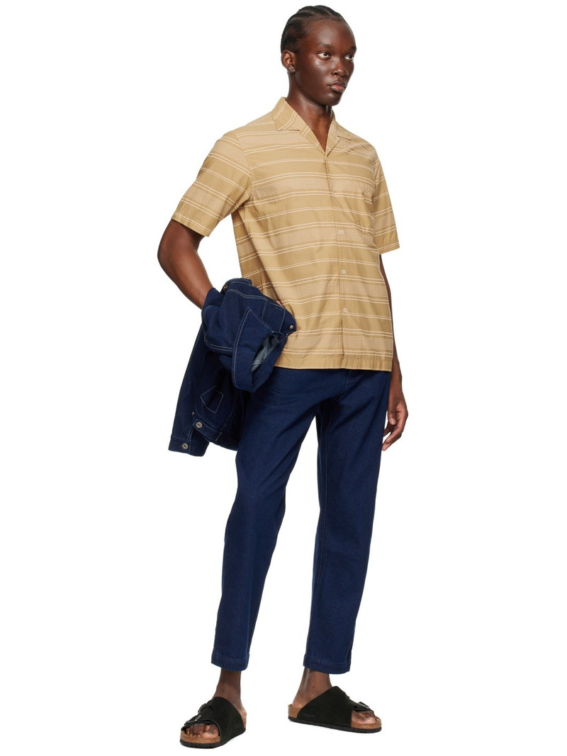 Universal Works Tan Minari Shirt outlook