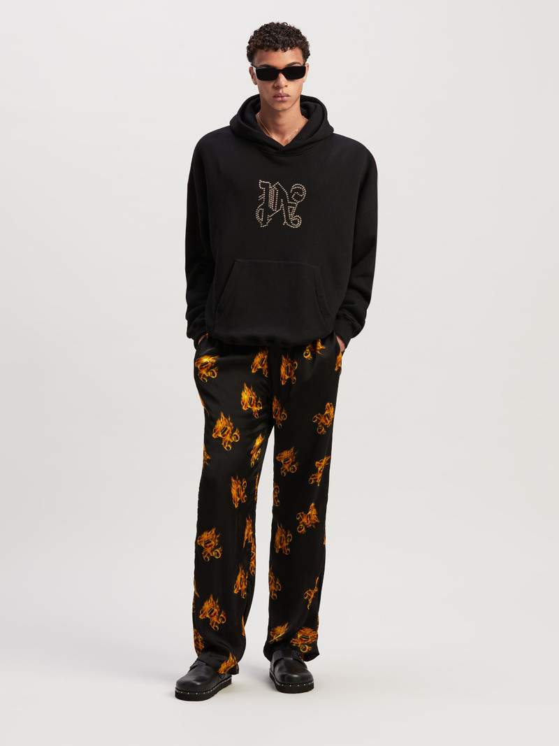 Palm Angels Monogram Statement Hoodie outlook