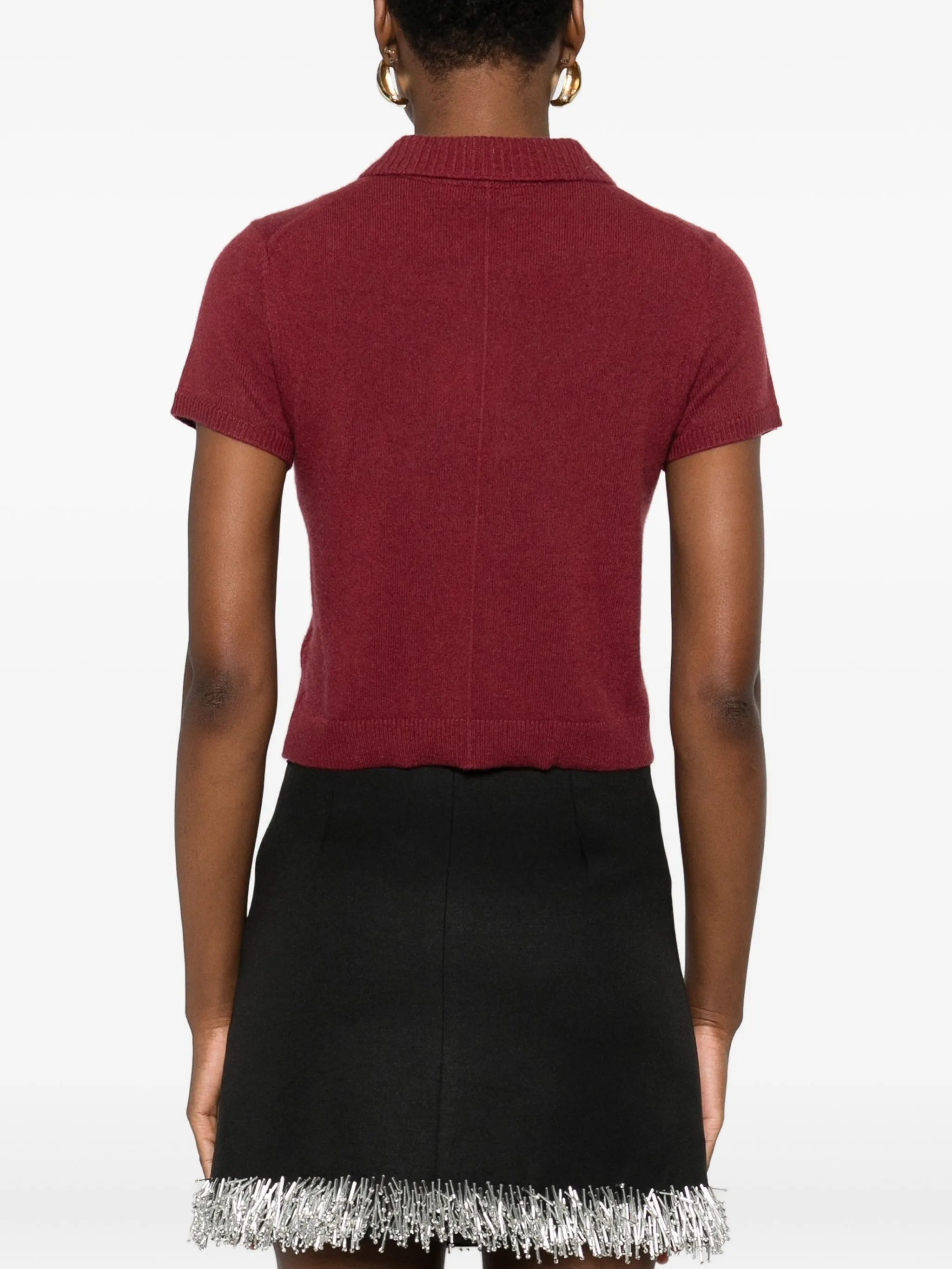 short-sleeve polo top - 4