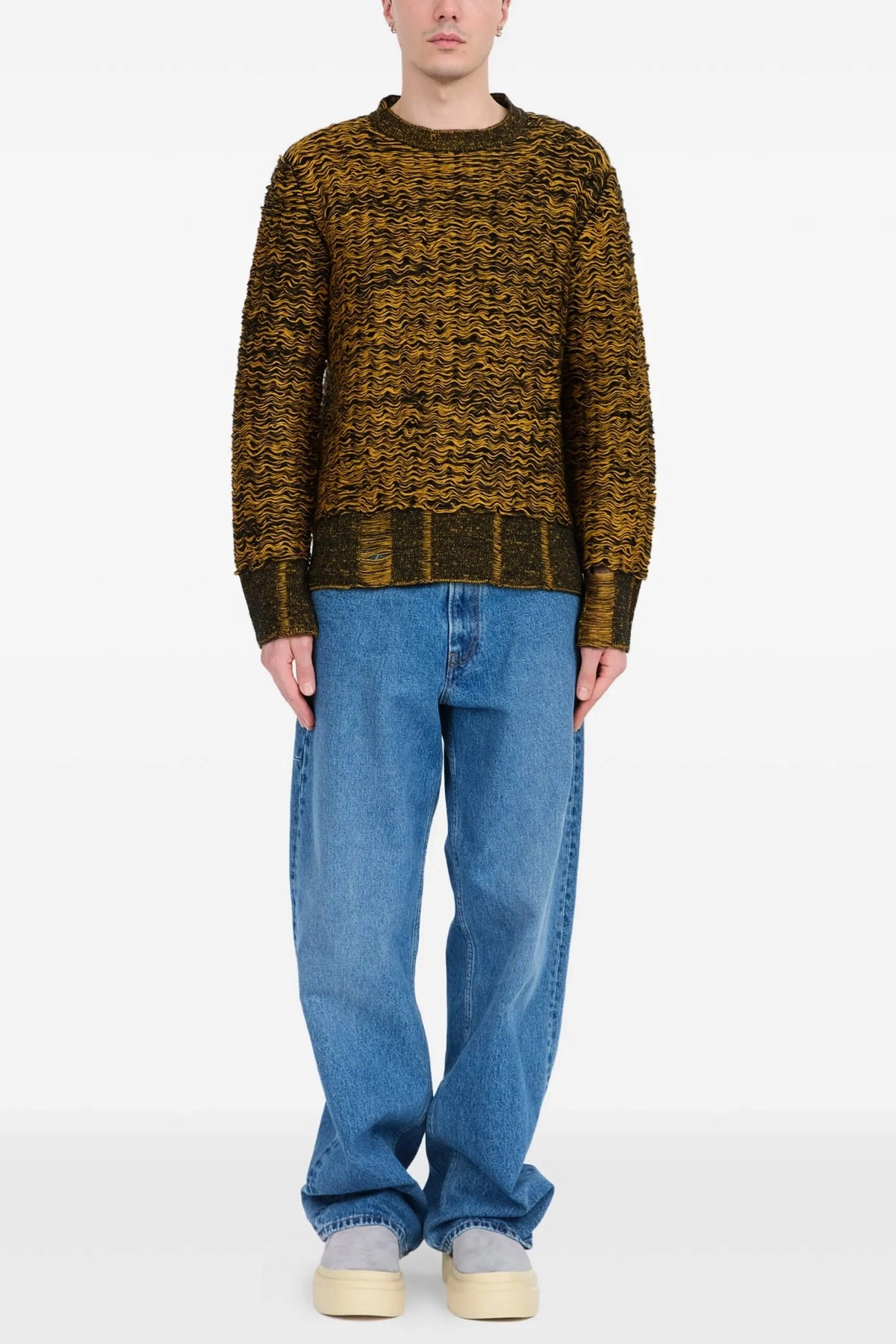 Corrugated texture sweater - 2