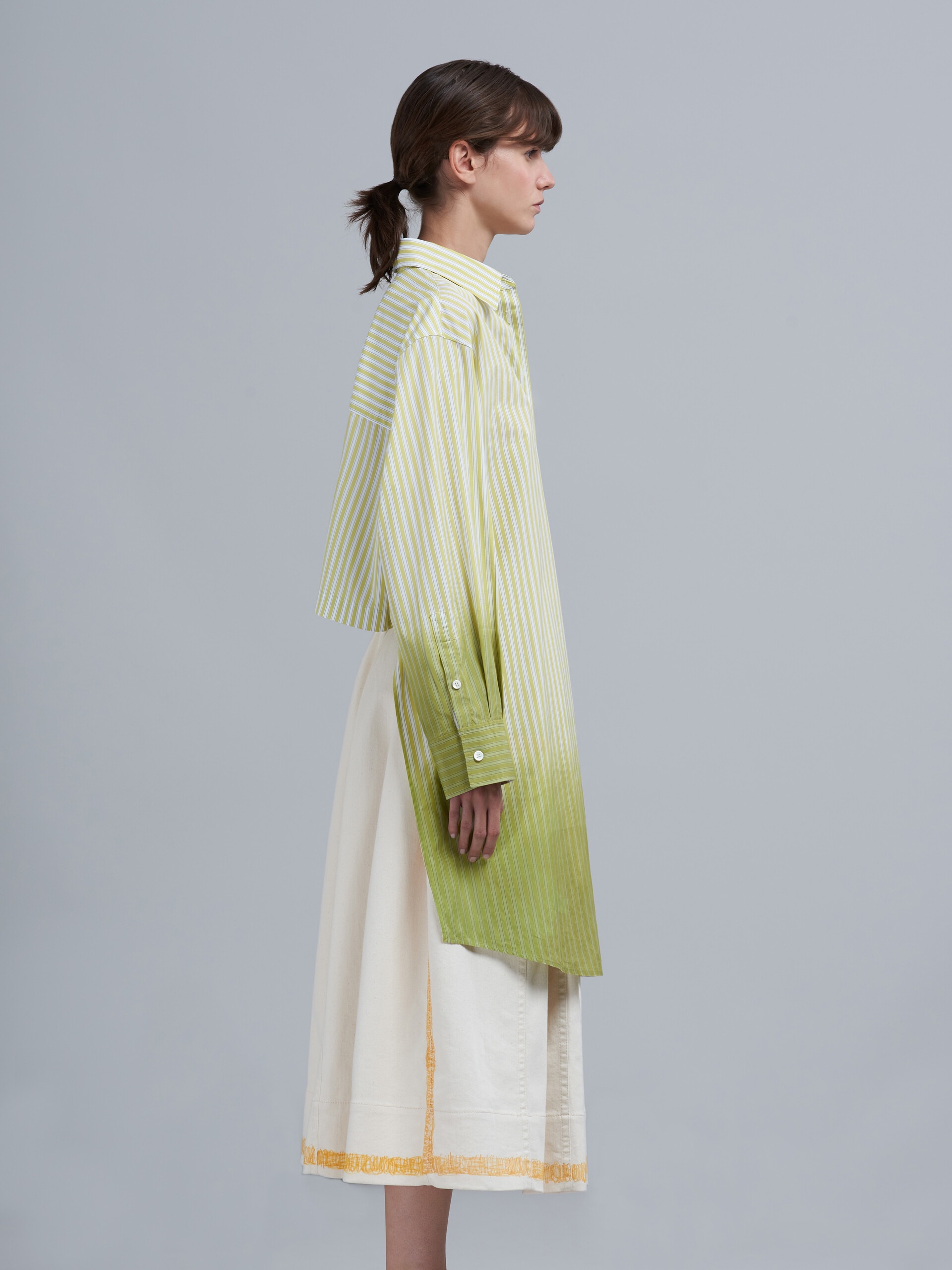 DIP-DYED POPLIN SHIRT - 4