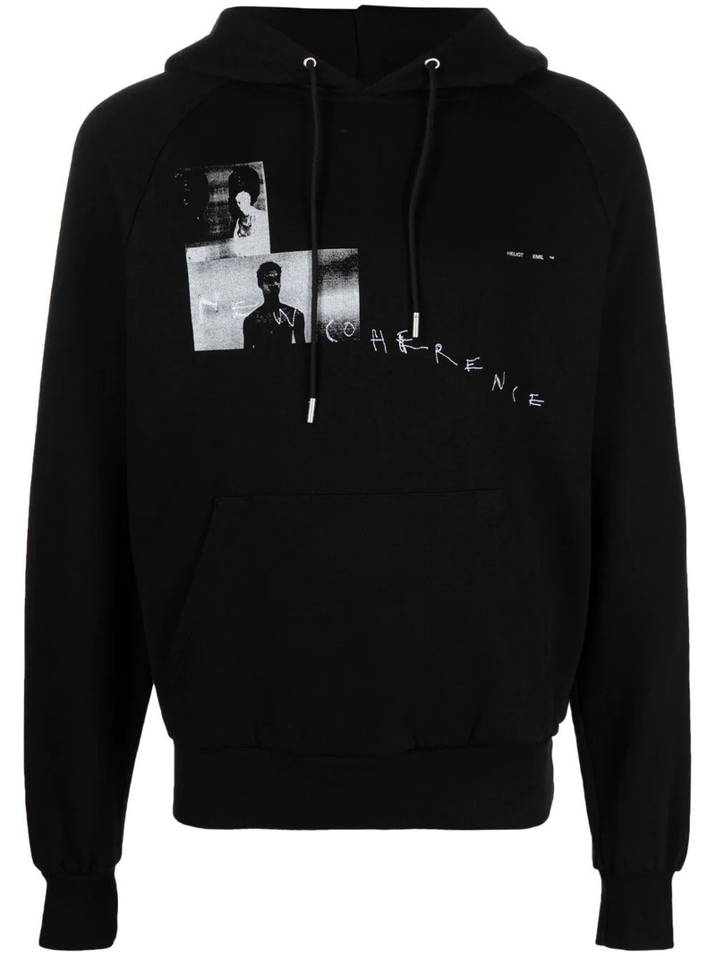 graphic-print hoodie 1