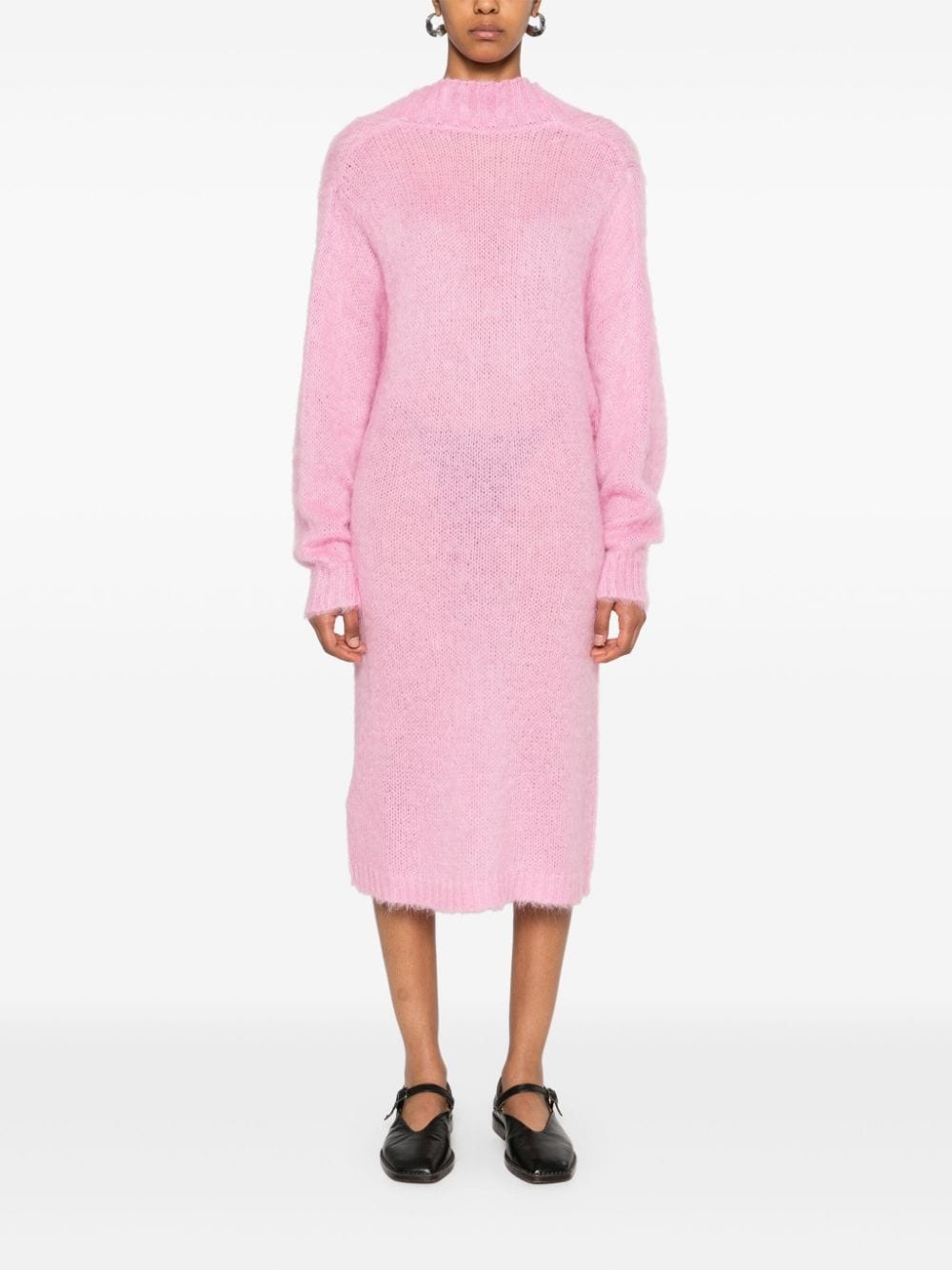 knitted midi dress - 3
