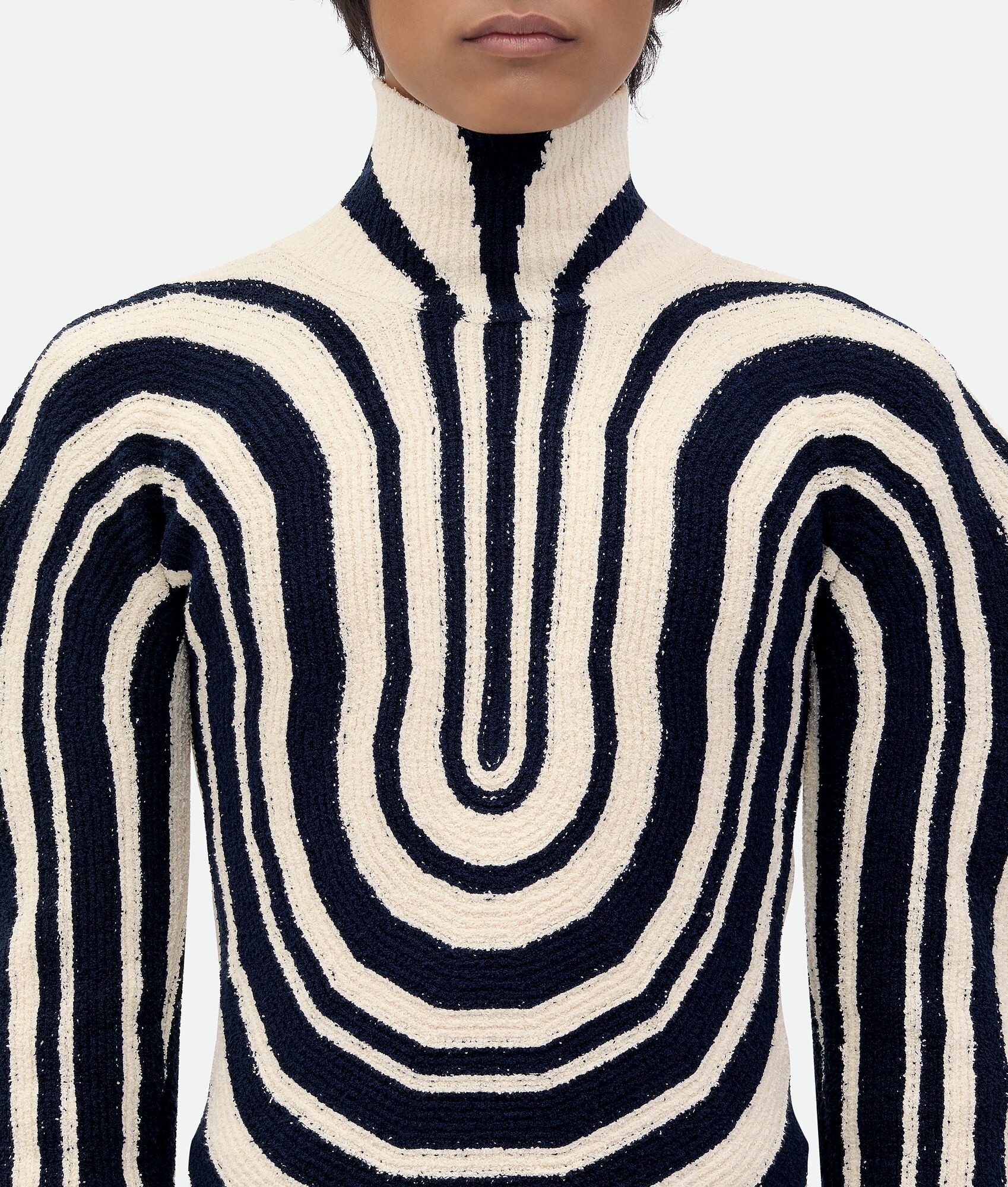 Graphic Cotton Rib Jumper - 5