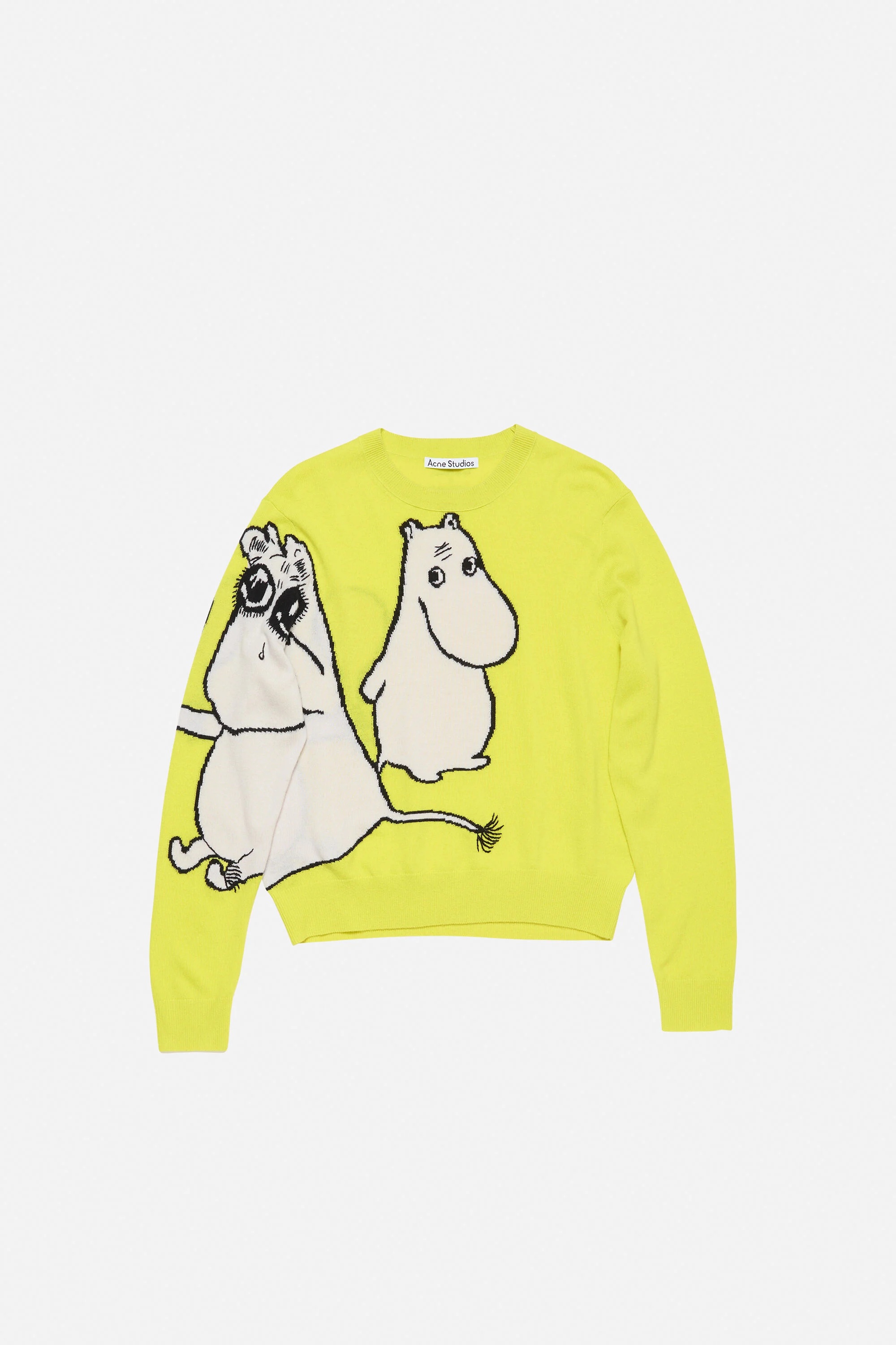 Jumper Acne Studios x Moomin - Neon yellow - 6