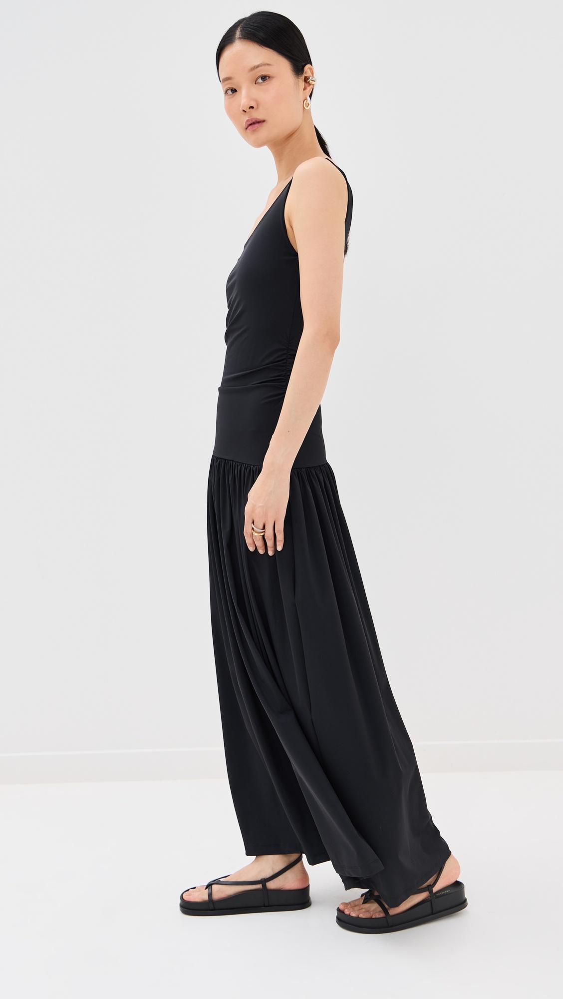 Off Shoulder Light Scuba Dress - 3