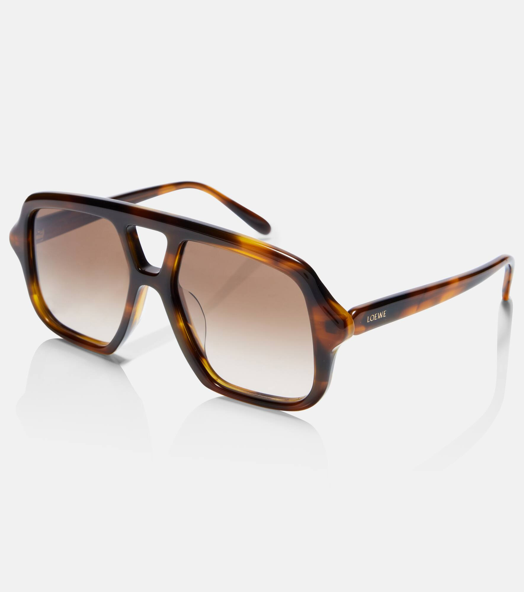 Slim aviator sunglasses - 4