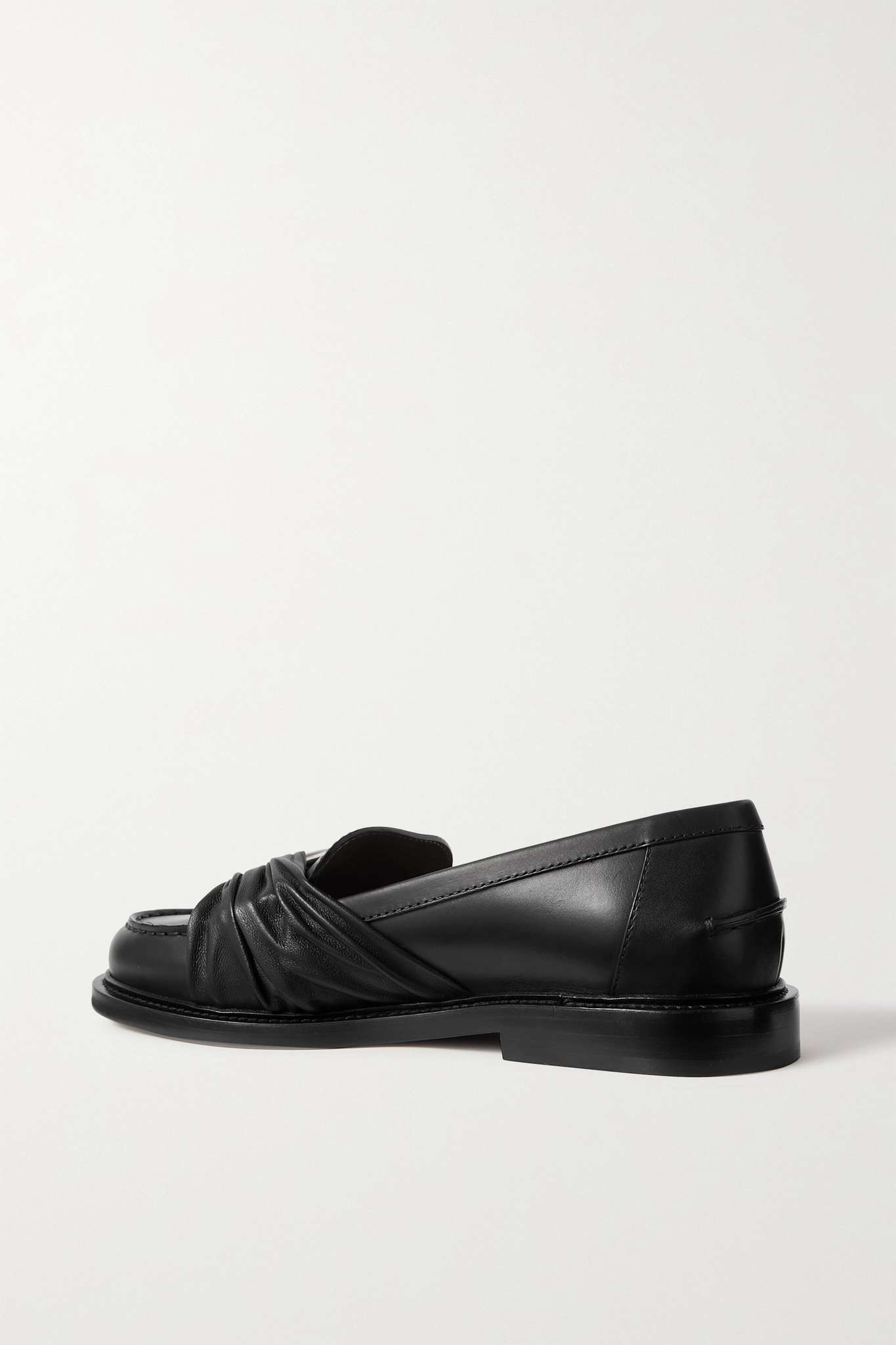 C embellished leather loafers - 3