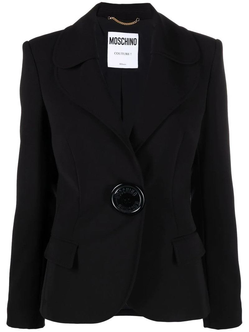 oversized-button blazer 1