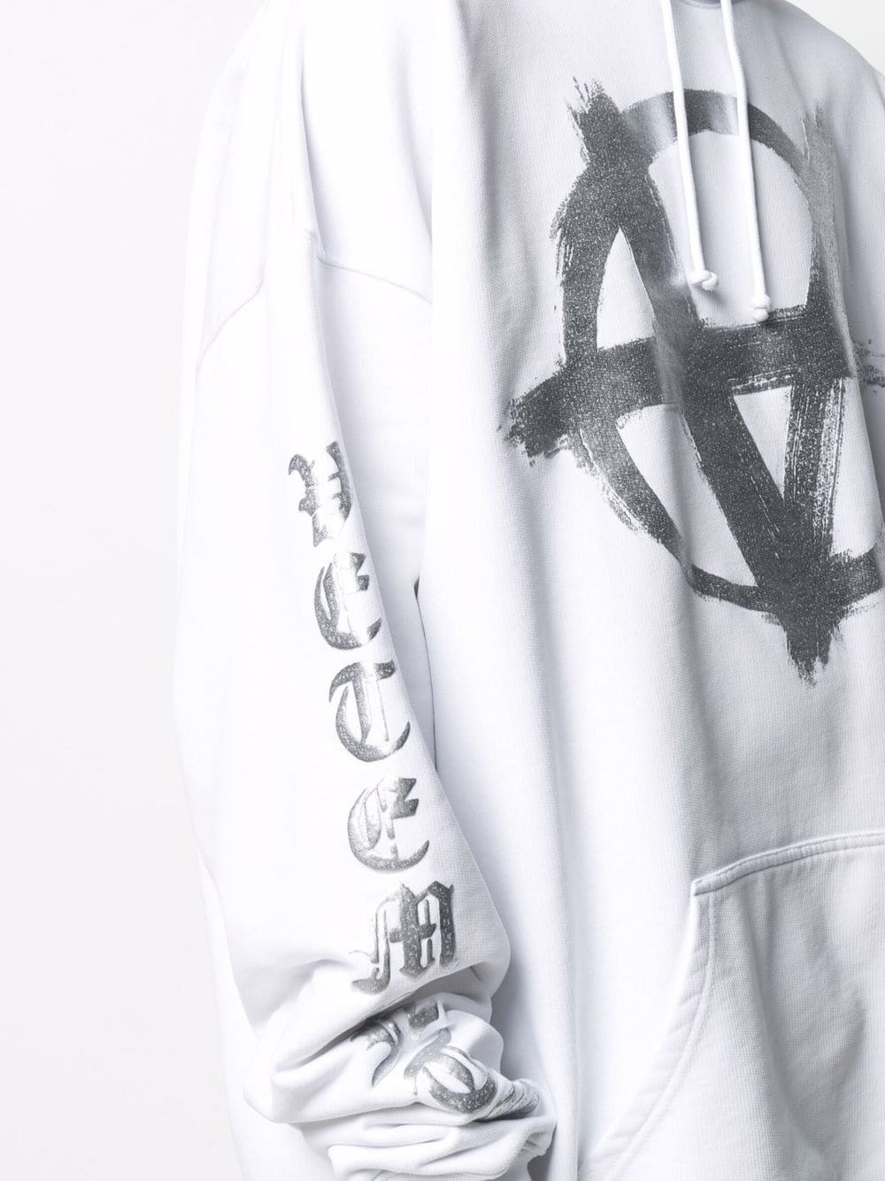 Anarchy Gothic logo-print hoodie - 6