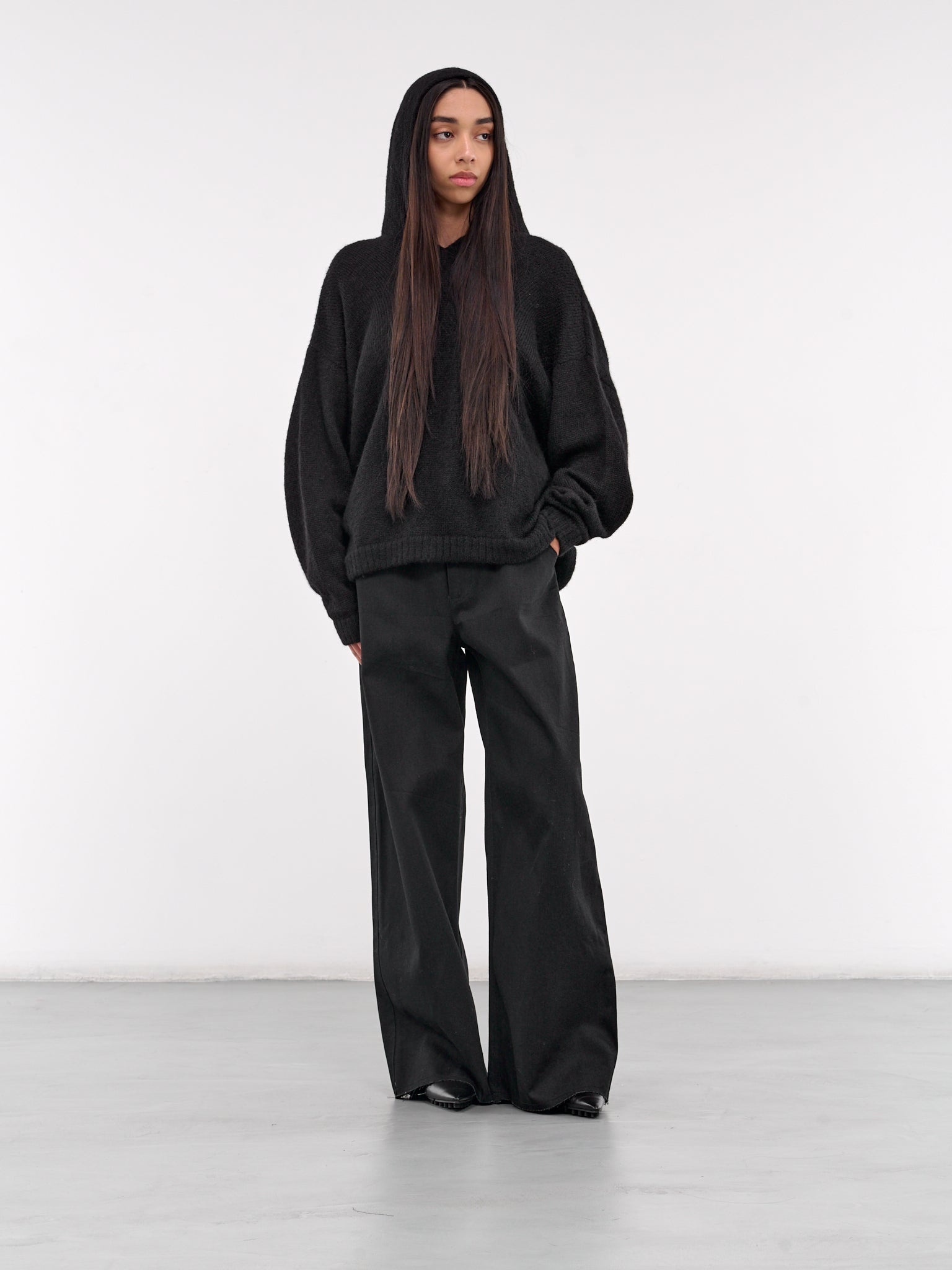 Hand-Knit Oversized Hoodie - 6
