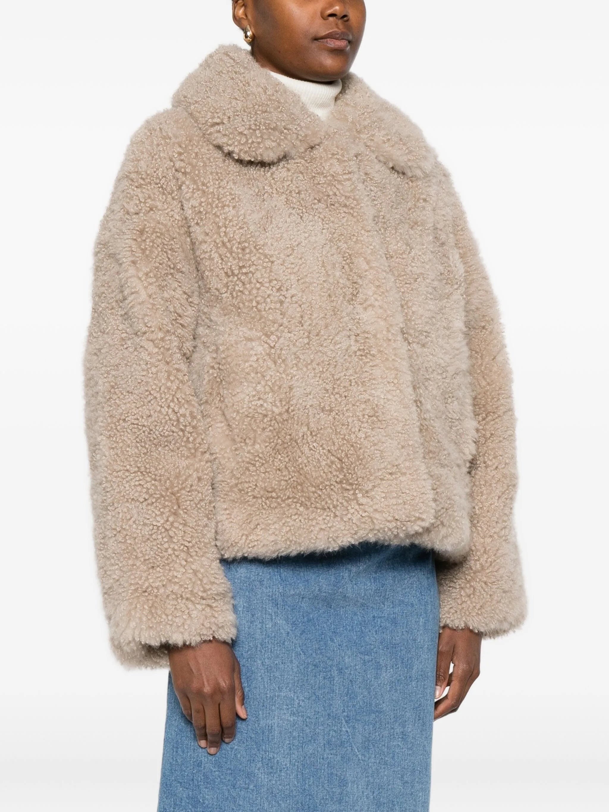 Yves Salomon Teddy-collared Jacket - 4