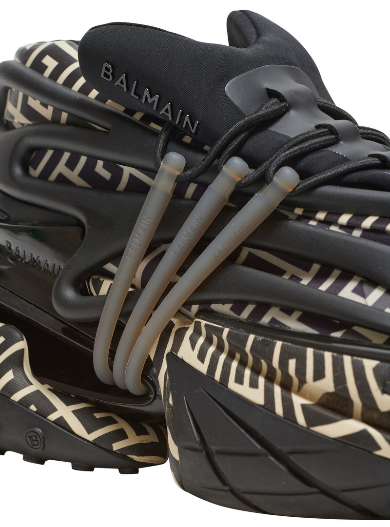 Neoprene and leather Unicorn low-top sneakers 6