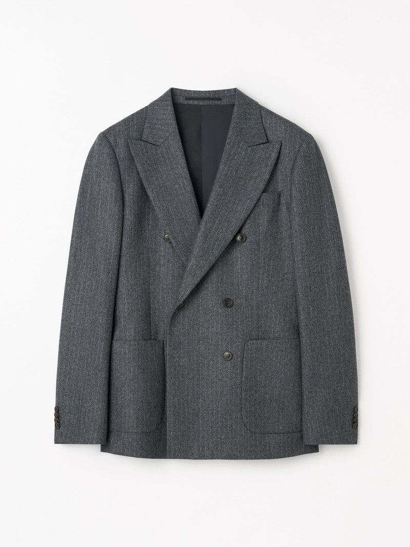 Joachim Pinstripe Wool Jacket 1