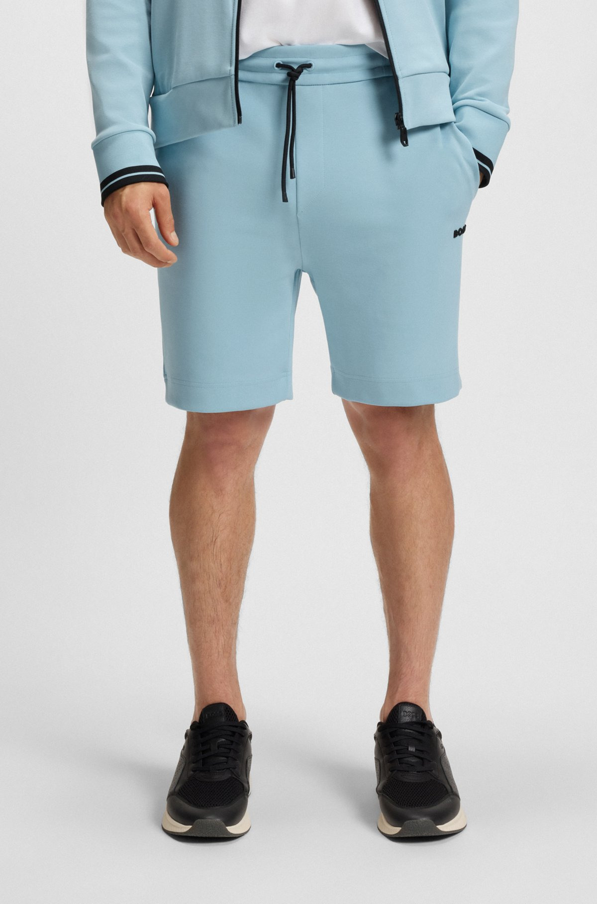 SHORTS WITH STRIPE DETAILS - 2