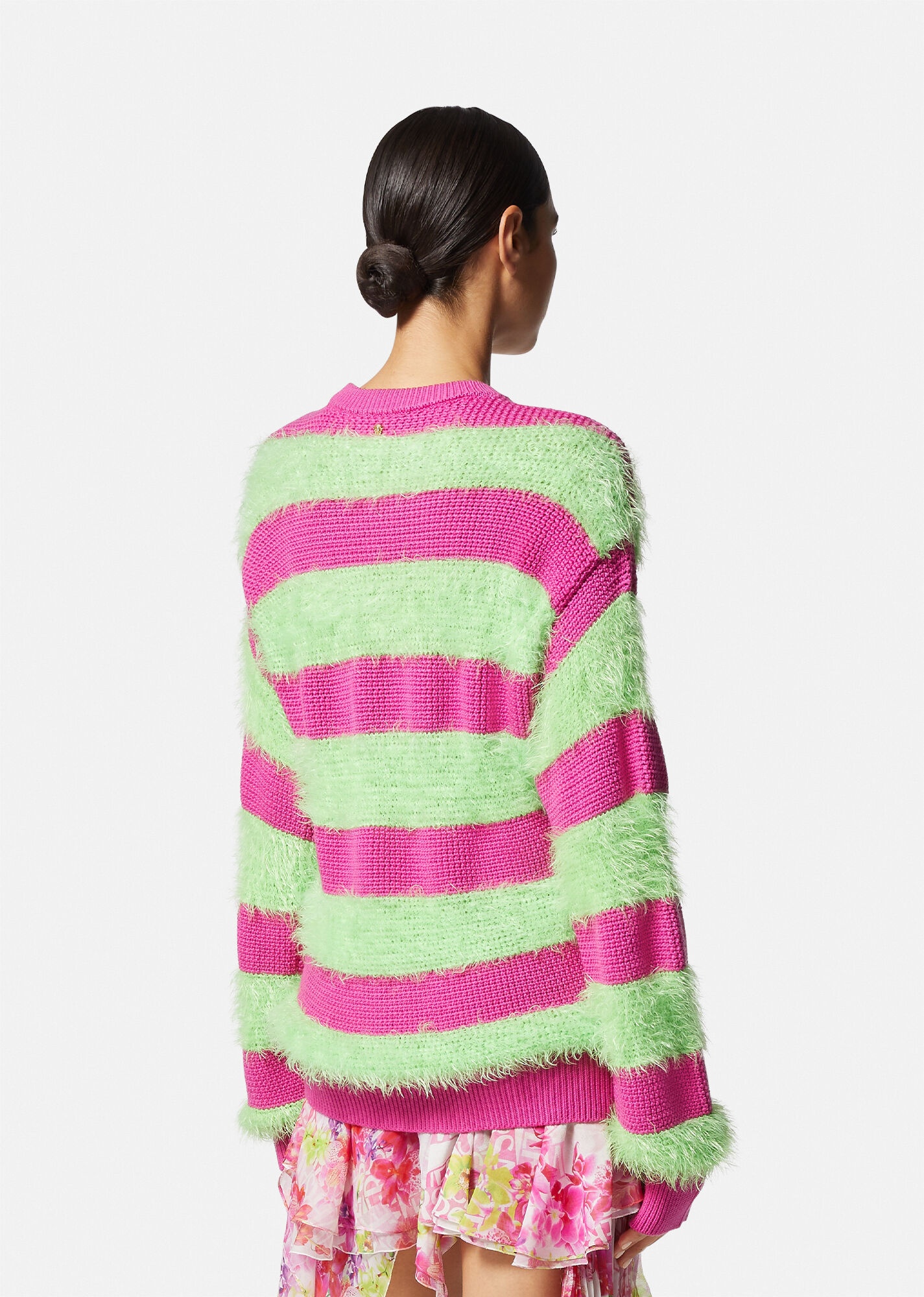 Striped Cable-Knit Sweater - 4