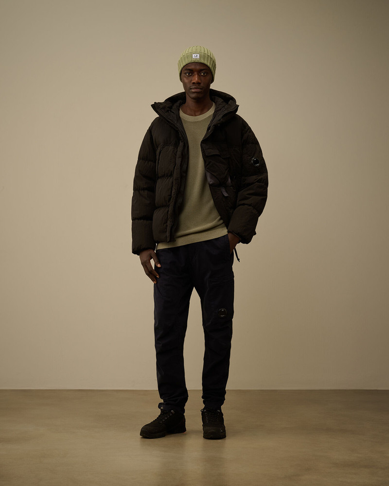 C.P. Company Merino Wool Crewneck Lens Sweater outlook