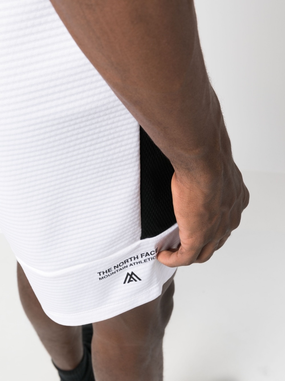 two-tone track shorts - 5