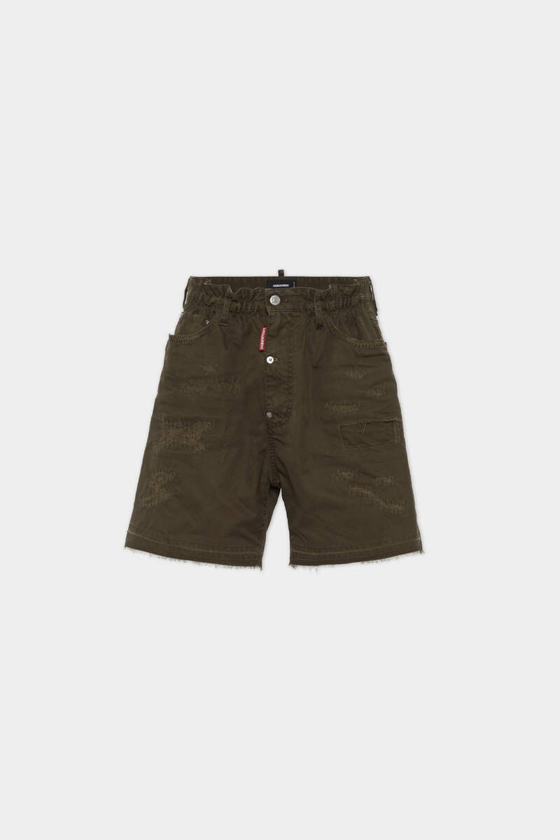 RIPPED CHINO WASH BIG BROTHER SHORTS 1