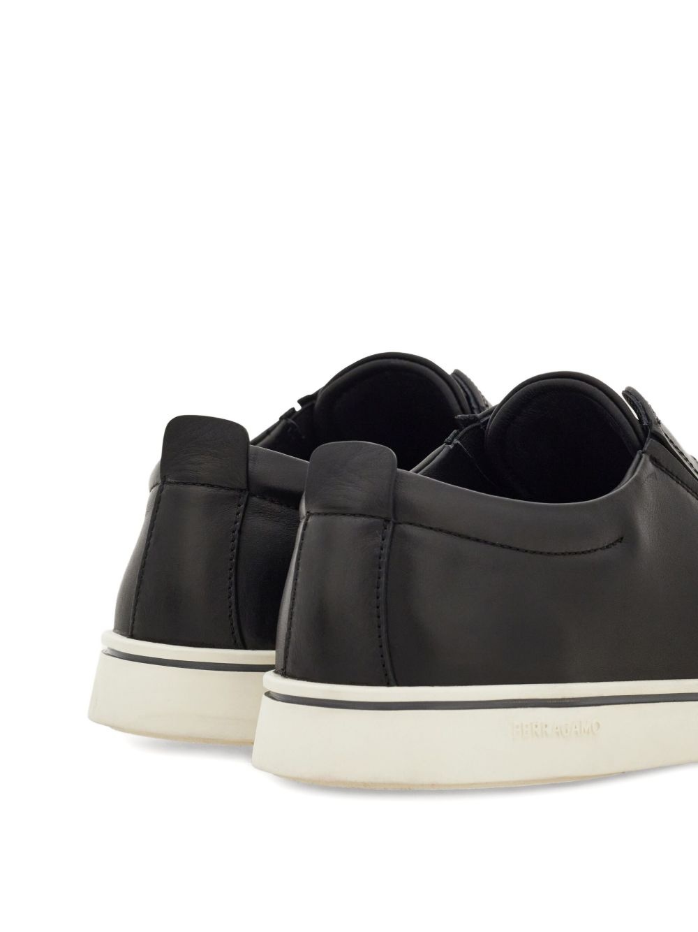 slip-on leather sneakers - 3