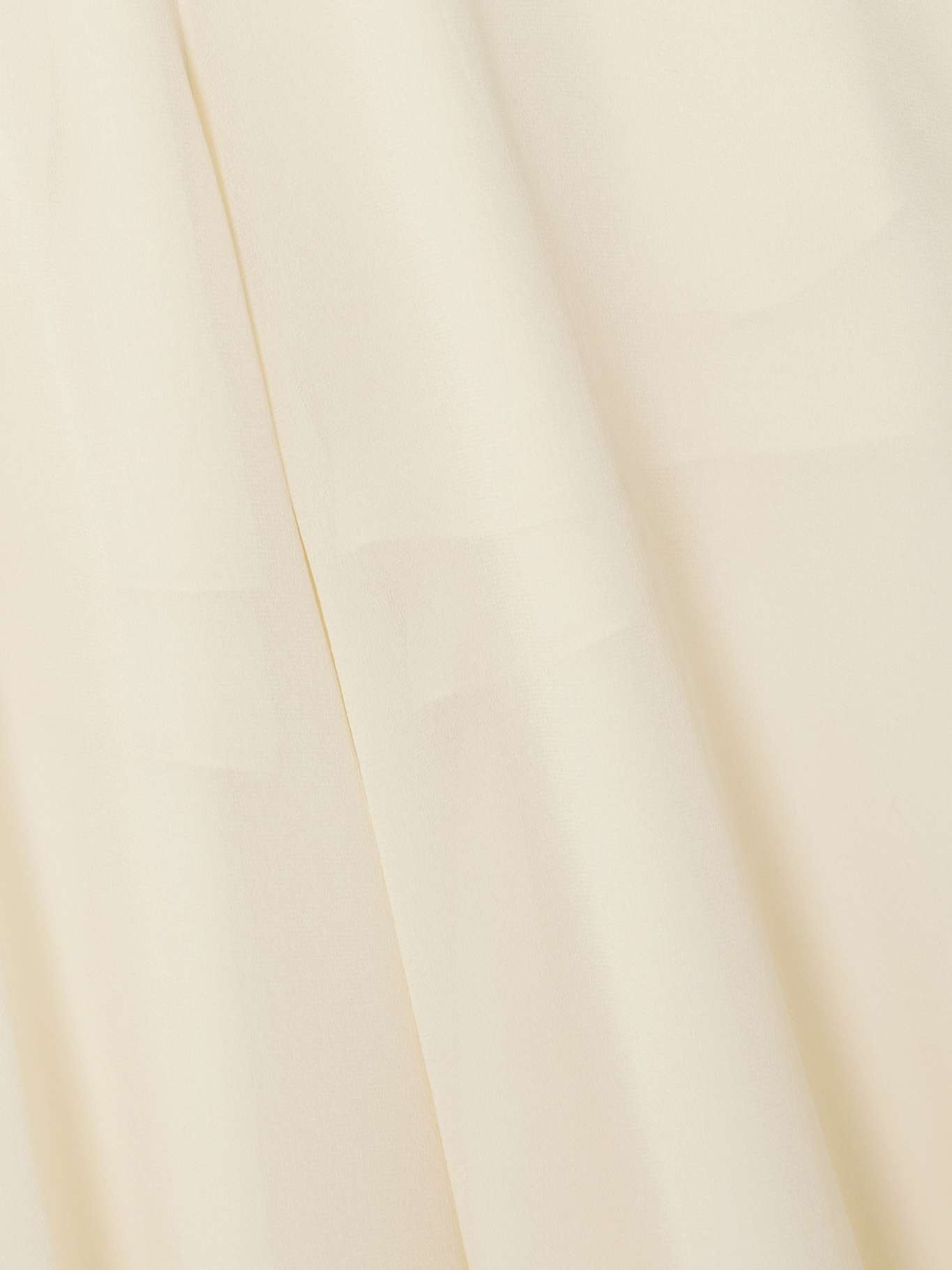 Asymmetric layered pleated silk-georgette midi skirt - 5