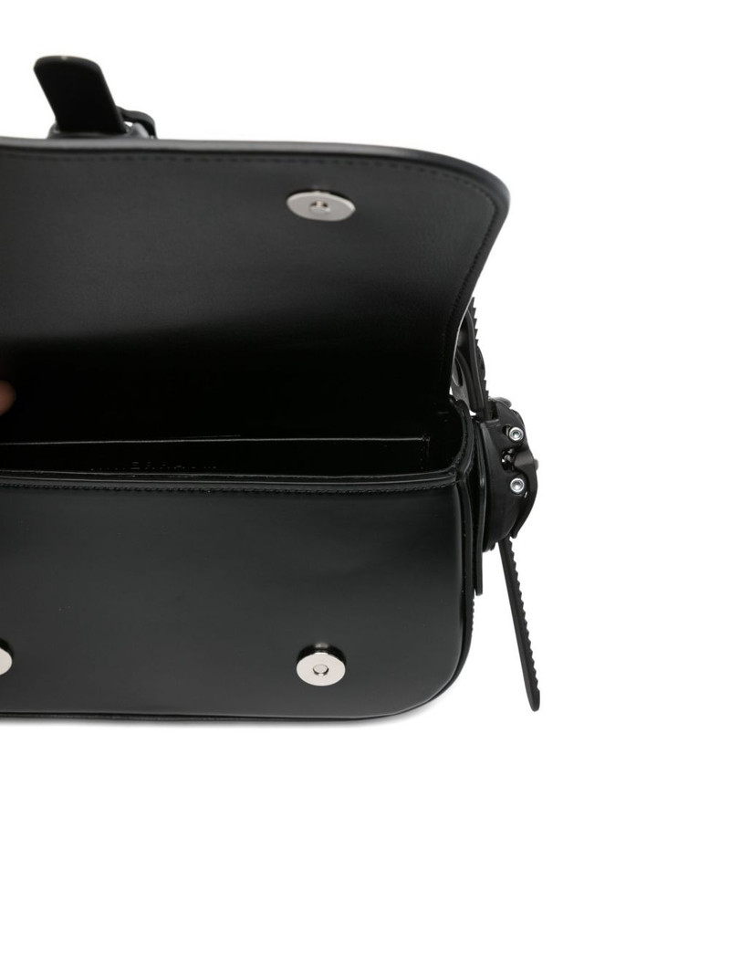 buckle-fastening panelled tote bag 5