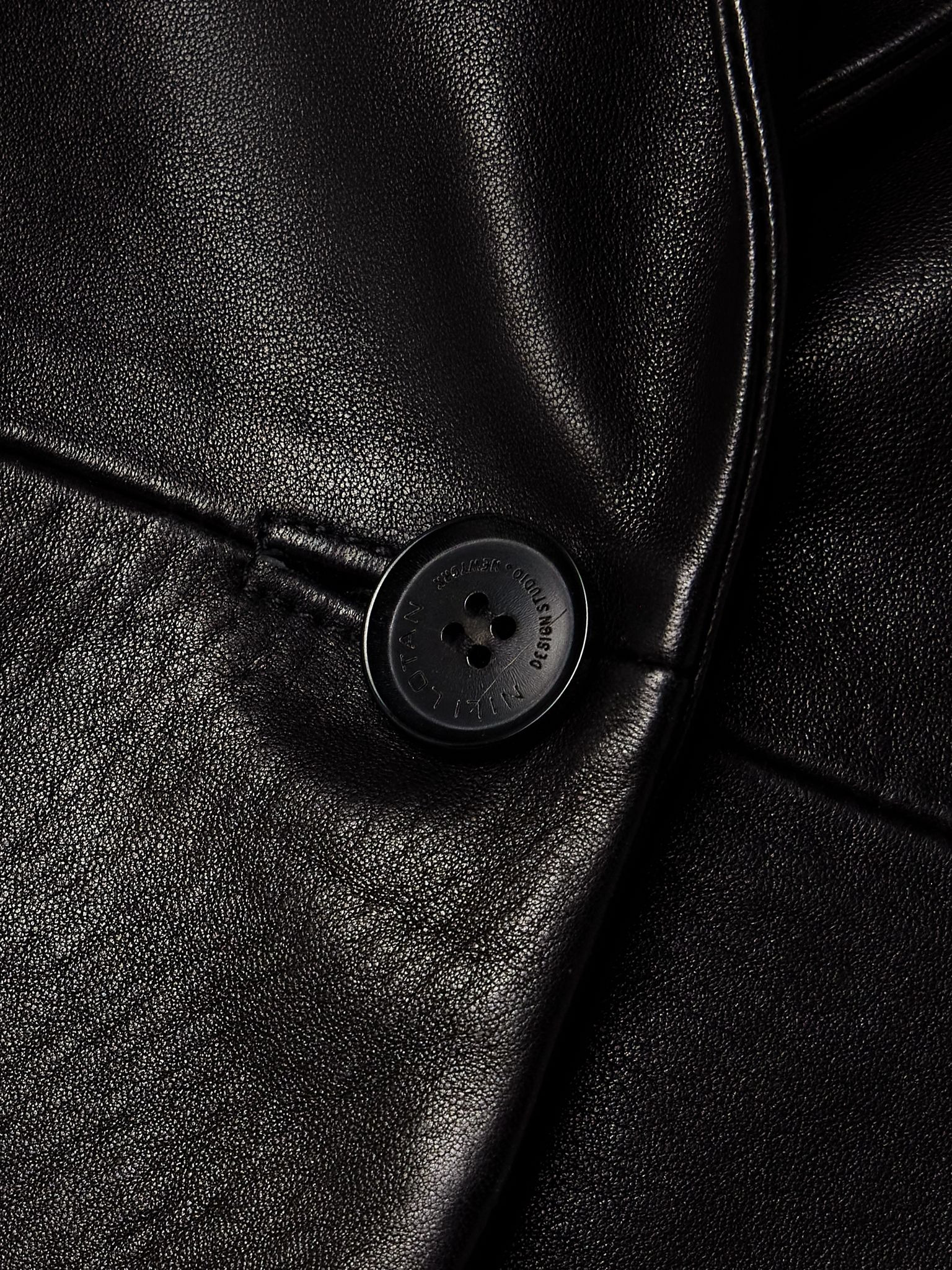 Belmonde leather blazer Black - 5