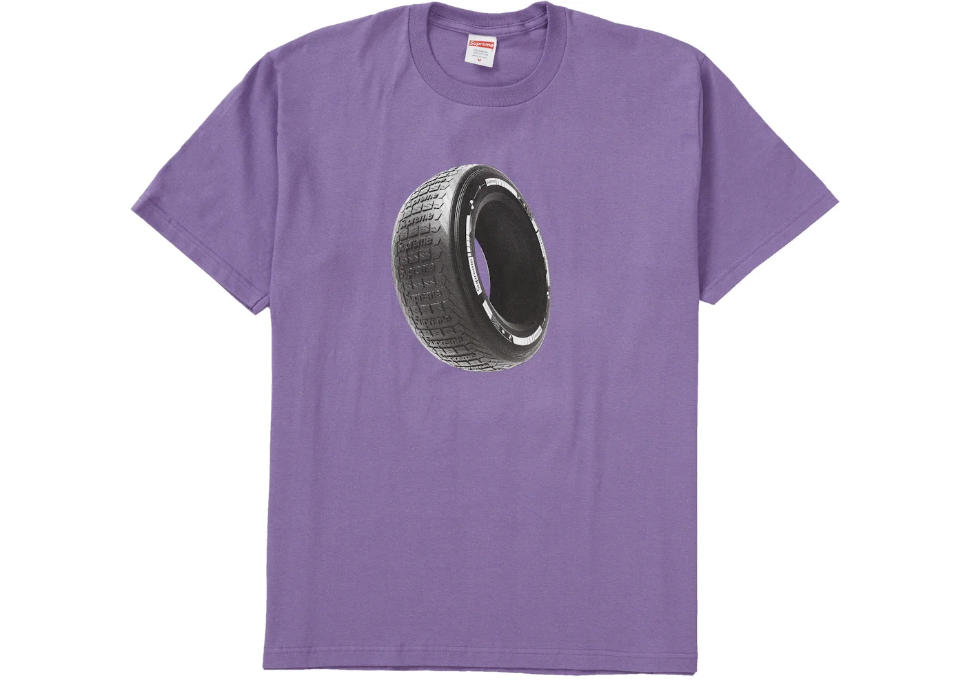 Supreme Tire Tee Purple - 1