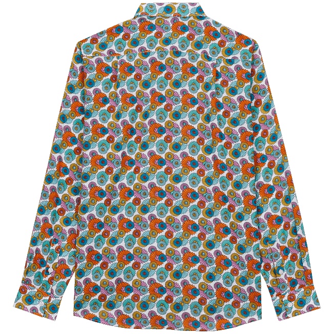 Unisex Cotton Voile Summer Shirt Marguerites - 2