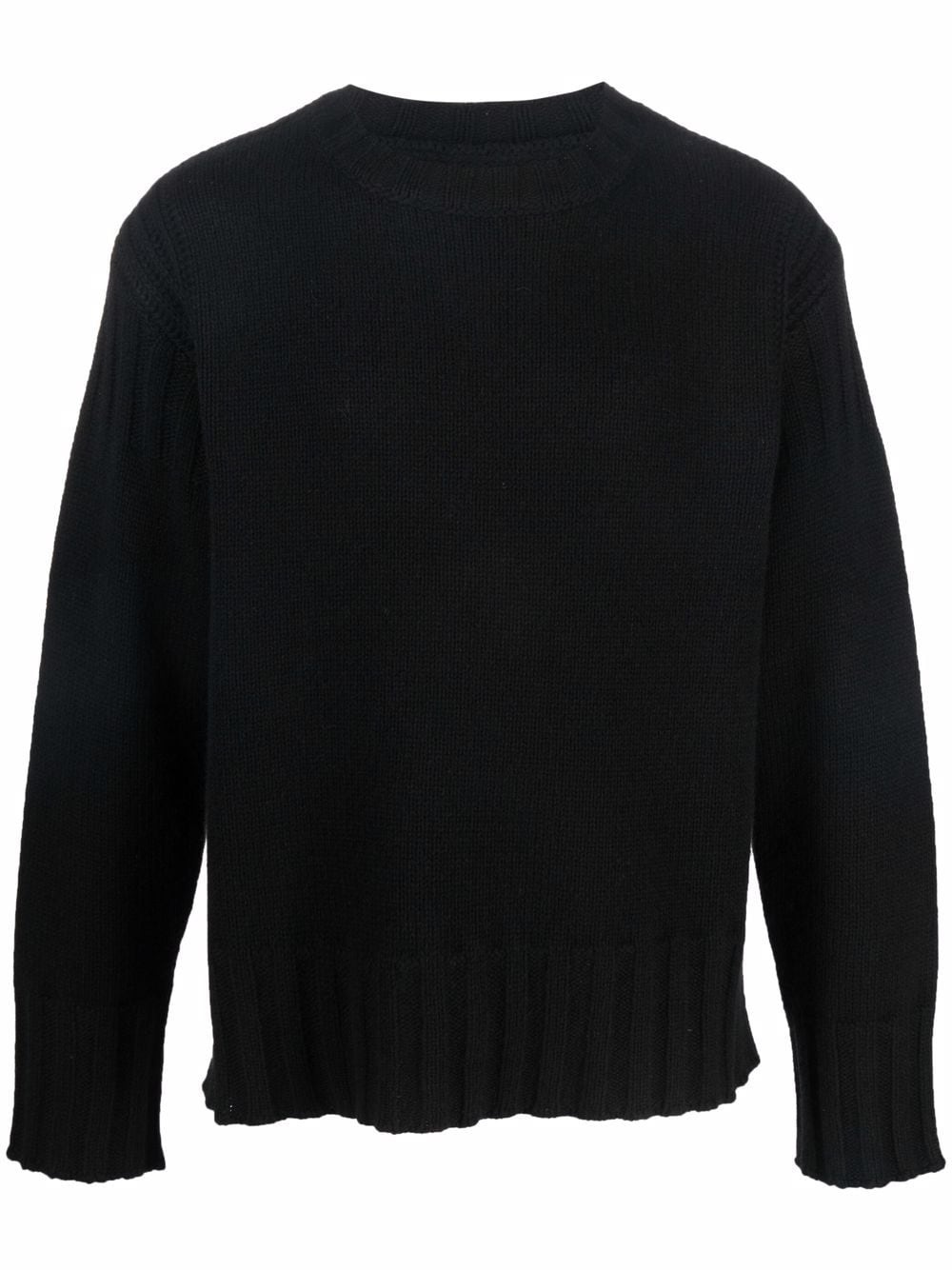 drop-shoulder cashmere jumper - 1