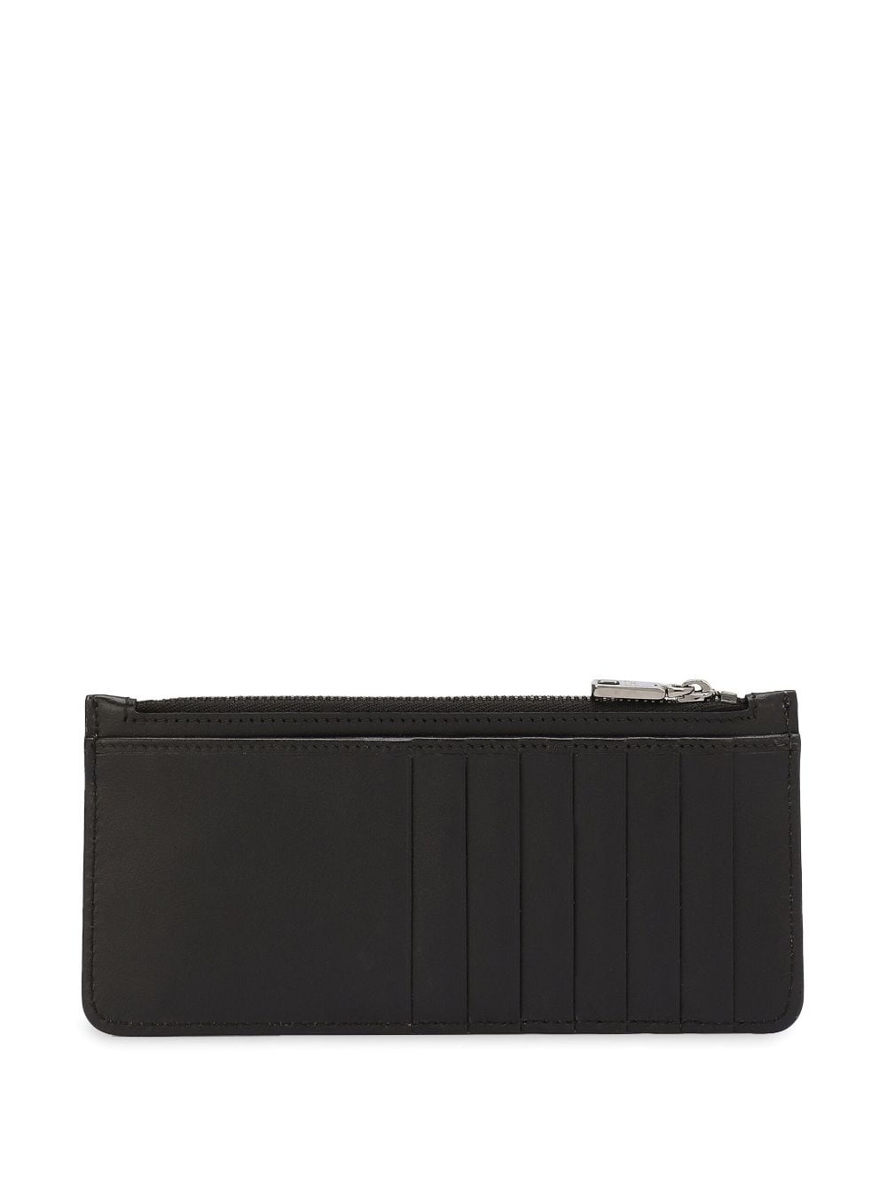 logo-print leather wallet - 2