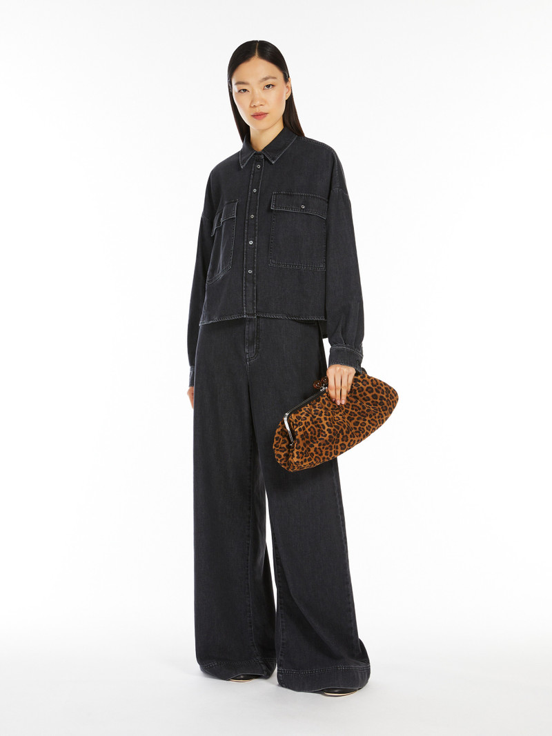 MOSCOVA Large spotted suede Pasticcino Bag 7