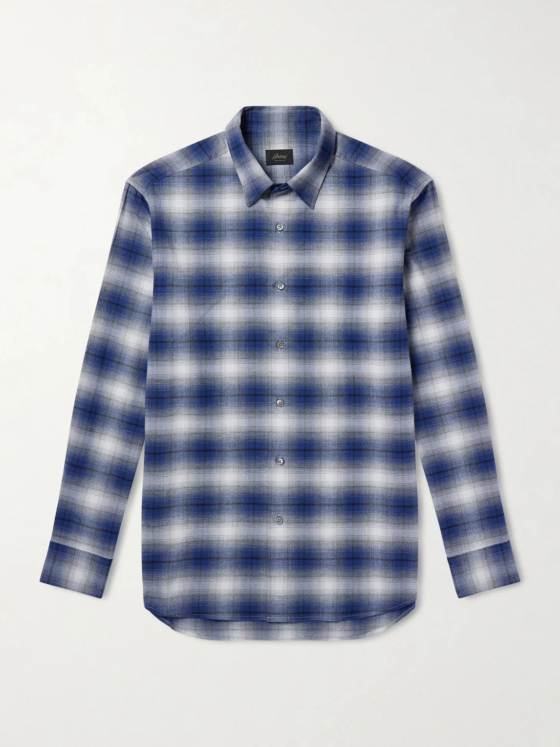 Checked Cotton-Flannel Shirt - 1