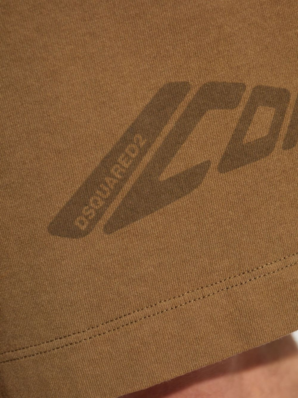 logo-print cotton shorts - 5