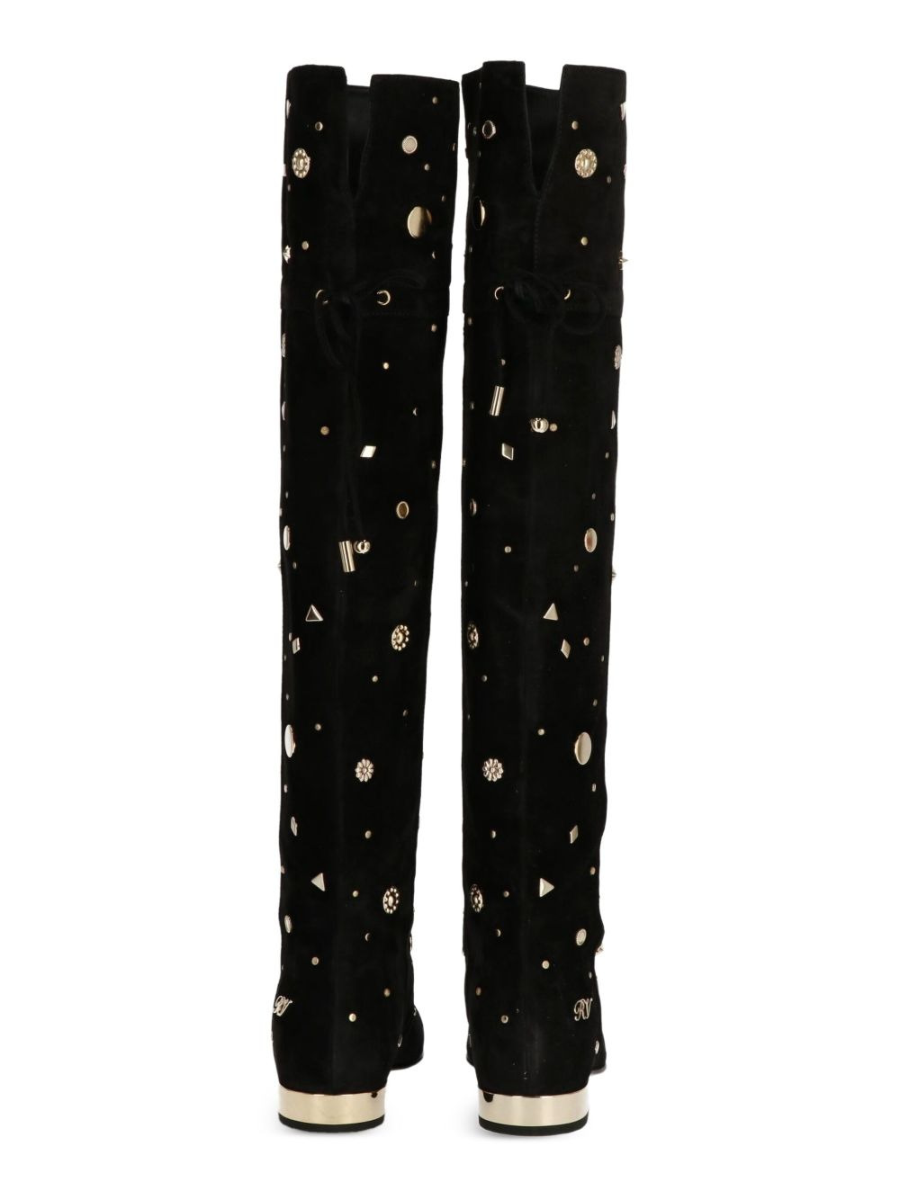 embellished knee-high boots - 3