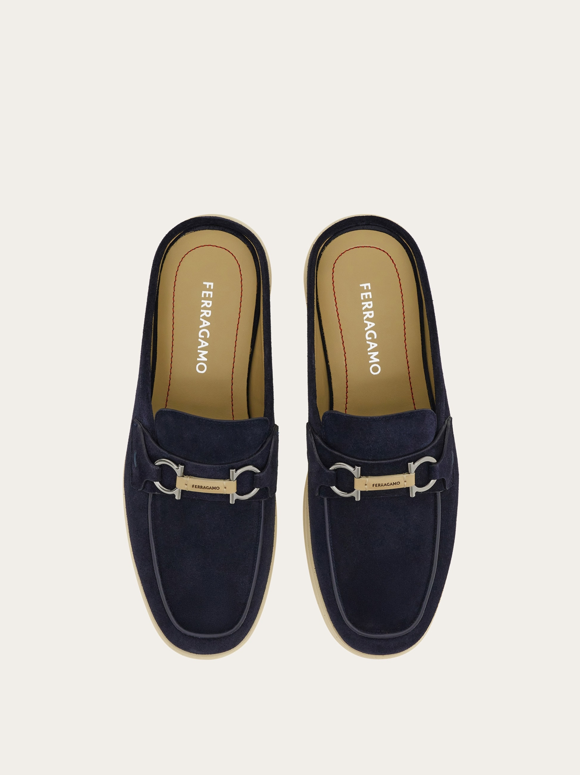 Gancini buckle loafer mule - 3