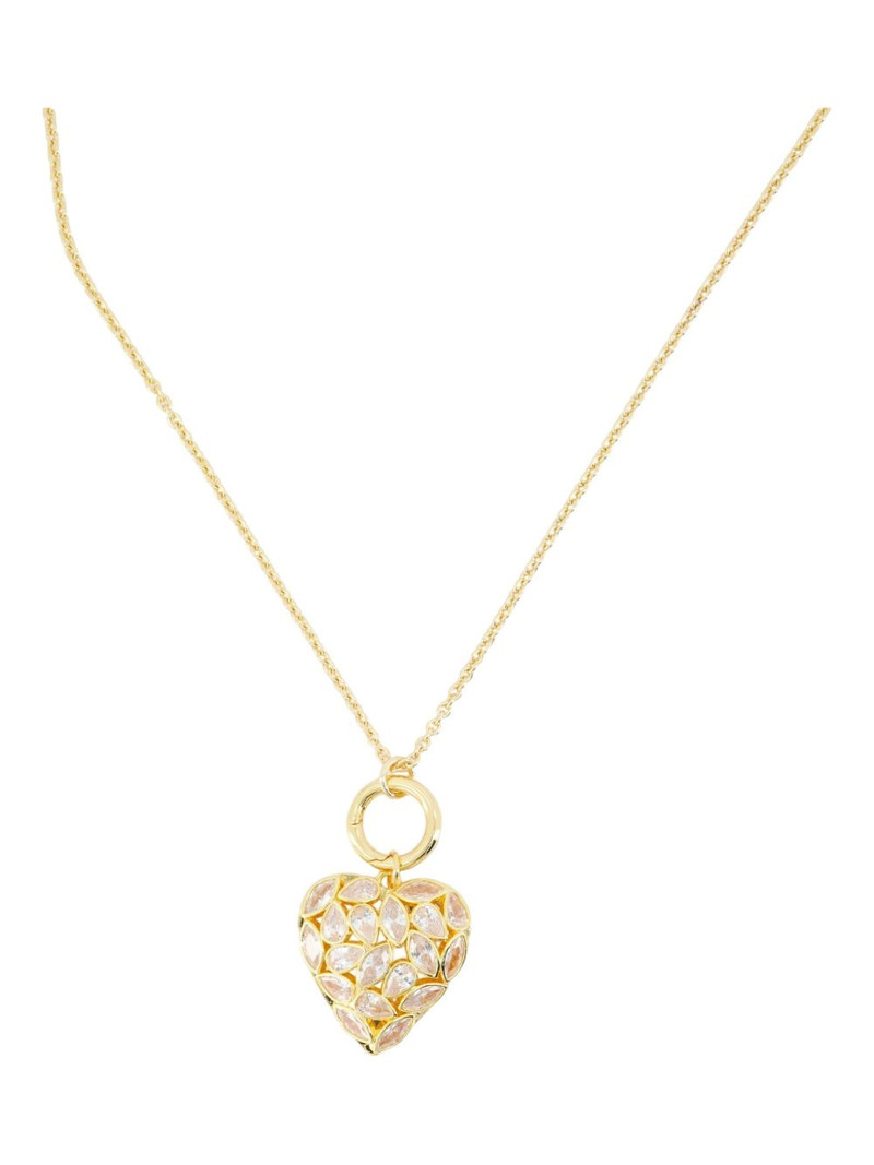 self-portrait heart-charm necklace outlook