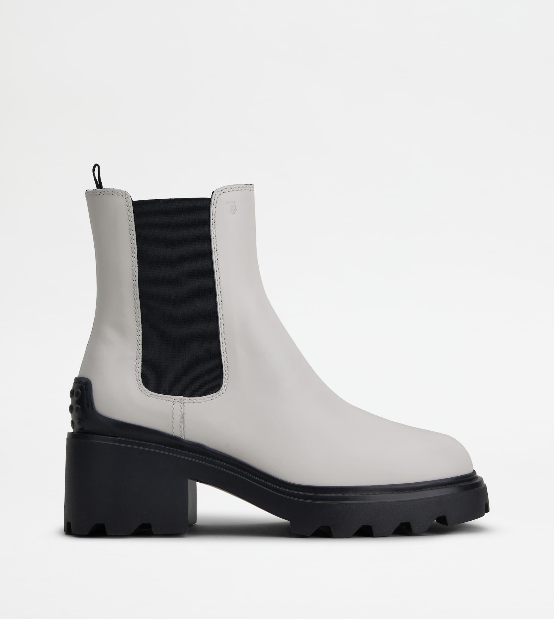 TOD'S ANKLE BOOTS IN LEATHER - GREY - 1