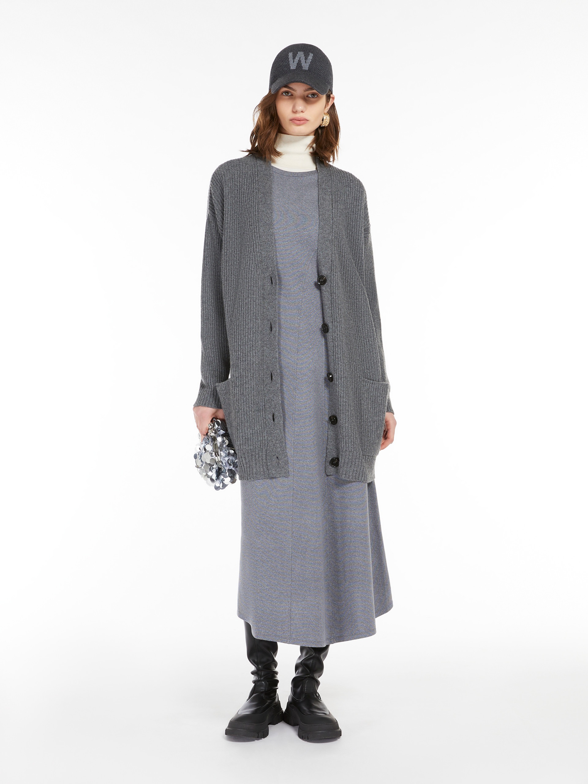 GIRANTE Long jersey dress - 3