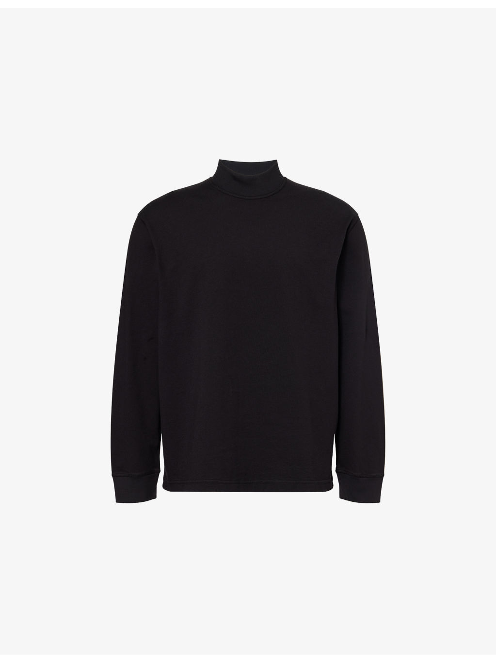 Embroidered-Logo Long-Sleeve Cotton-Jersey Top - 1