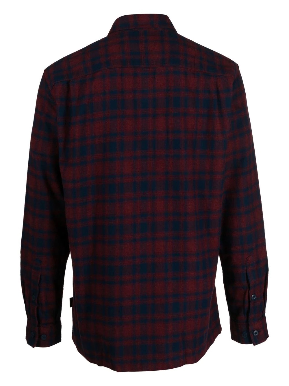 plaid-check long-sleeve shirt - 2