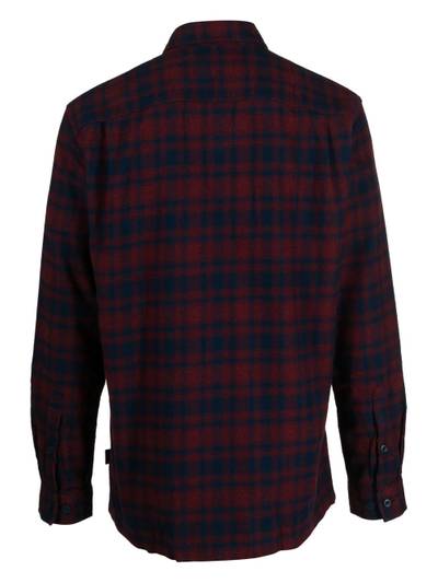 Patagonia plaid-check long-sleeve shirt outlook