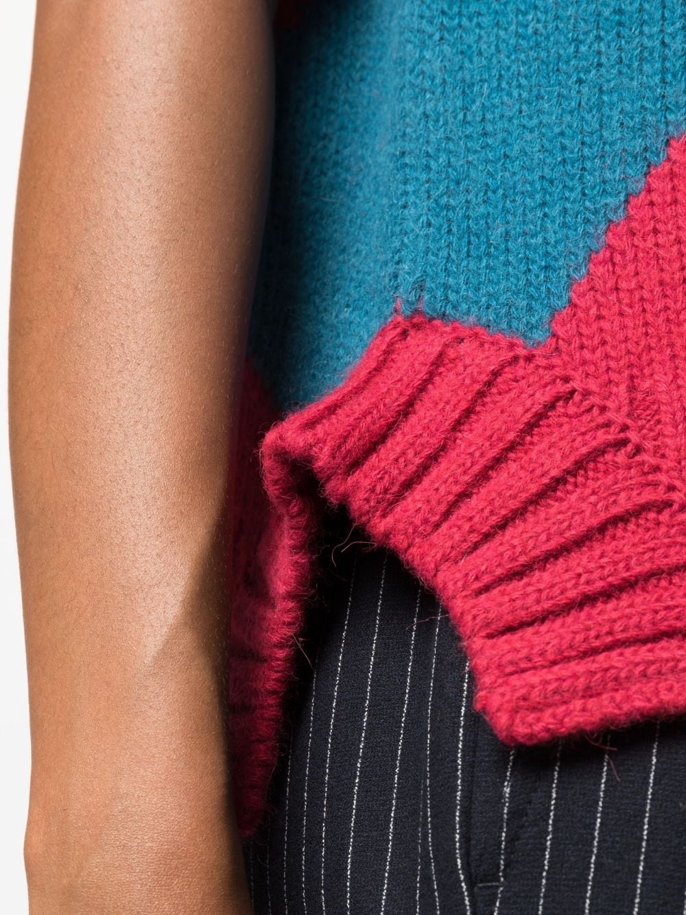 argyle intarsia-knit vest - 5