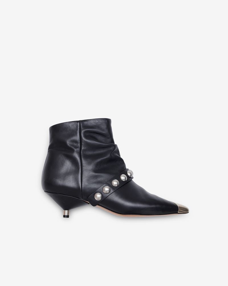 DONATEE LEATHER ANKLE BOOTS - 1