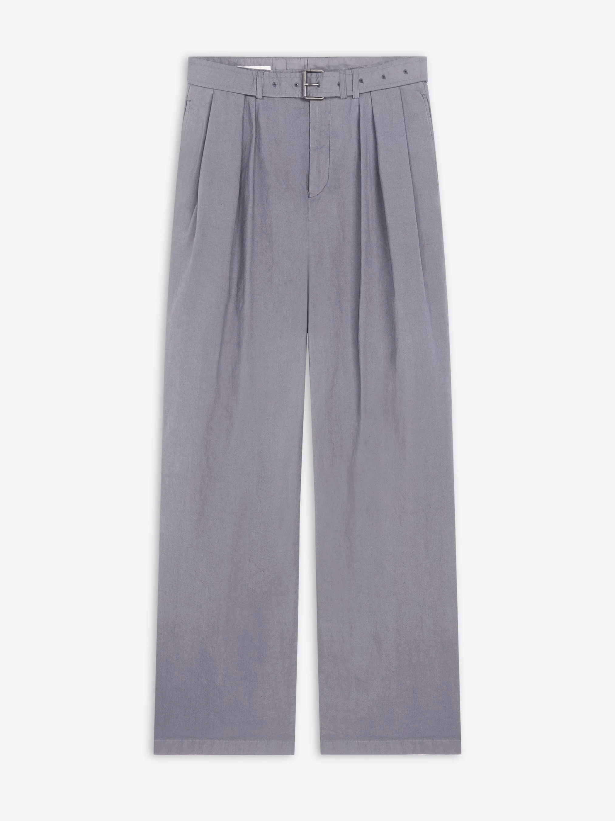 BELTED OVERDYED PANTS - 1