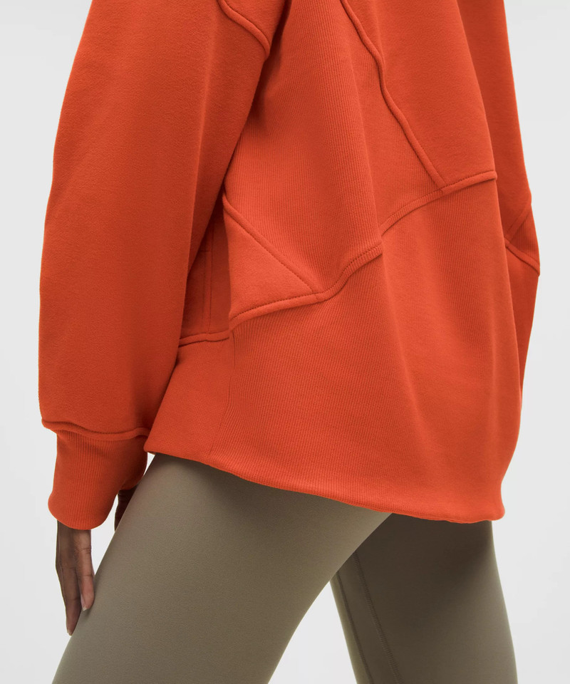 Scuba Oversized Half-Zip Hoodie *Long 7
