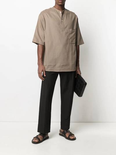 Lemaire button-up short-sleeved T-shirt outlook