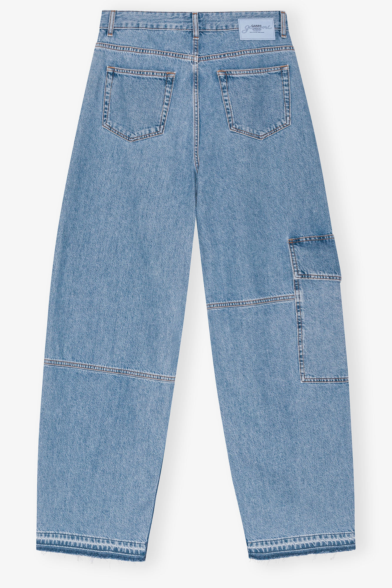 BRODERIE ANGLAISE CARPENTER JEANS - 6