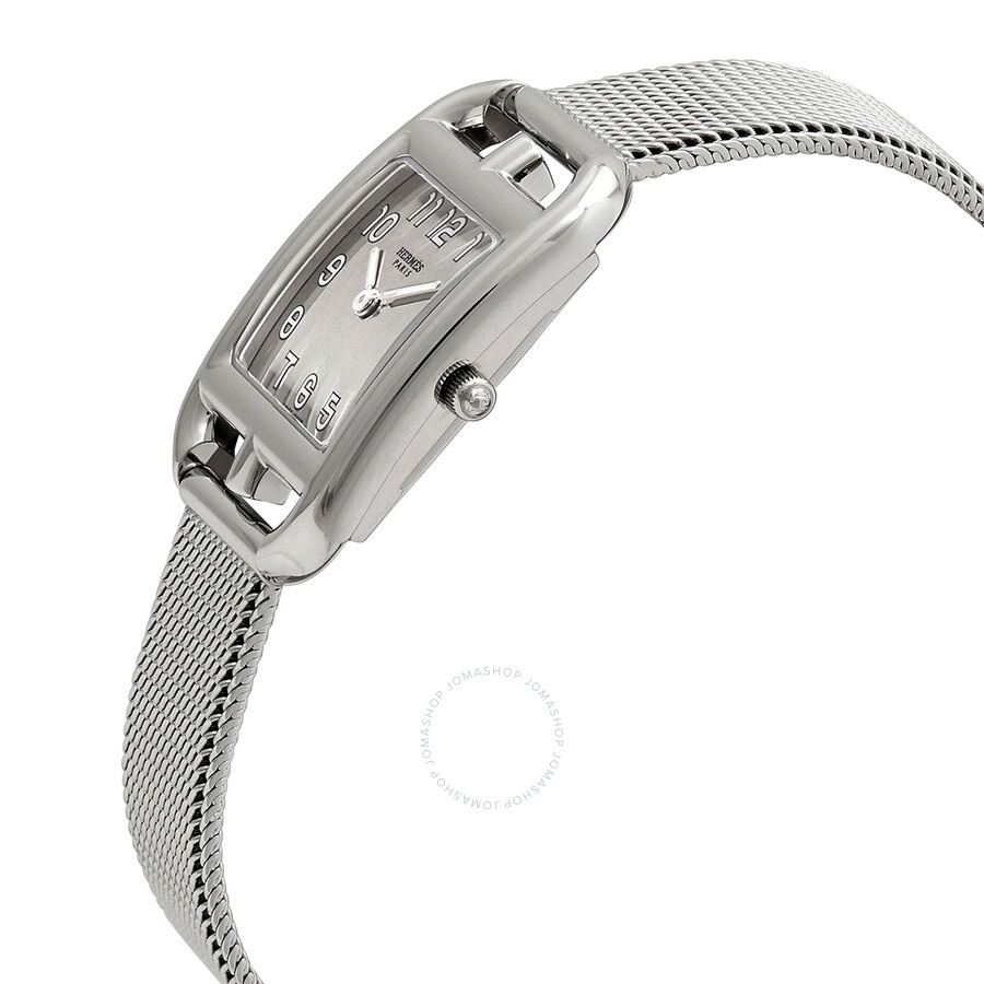 Hermes Cape Cod Quartz Silver Dial Ladies Watch 045766WW00 - 2