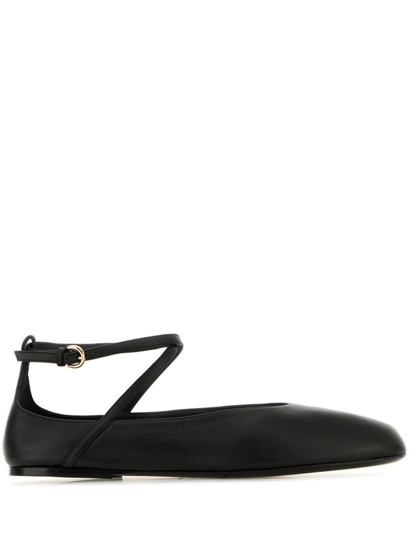 leather ballerina shoes 1